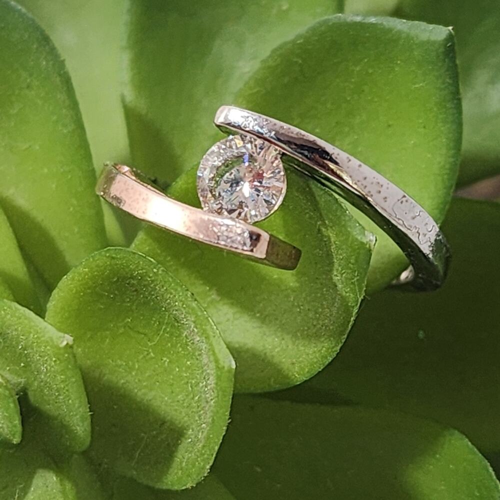 🌻3 For $18 2 Tone Gold & Silver 925 Fashion Ring